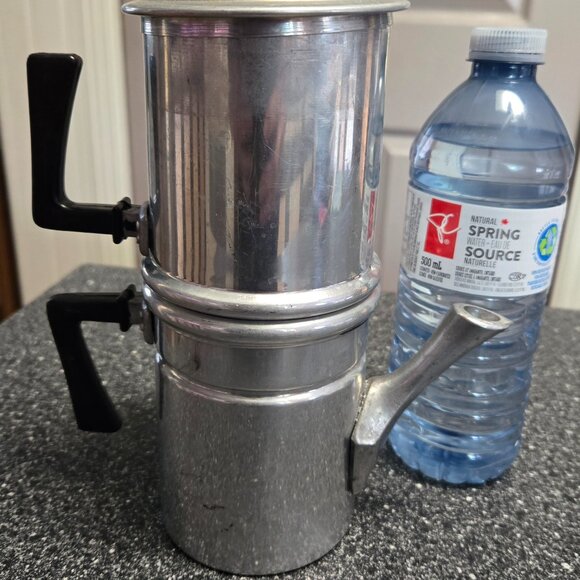 Vintage 1950s 1 cup Italian Flip & Drip Coffee / Expresso Maker Italy - Picture 1 of 5